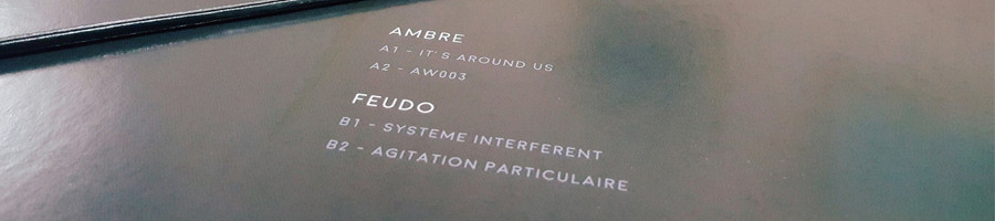 AMBRE/FEUDO | Lit001 (Less is Techno) - Now available at Ultimae Record Shop